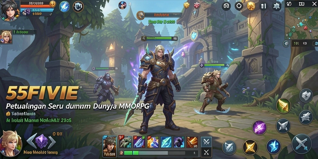 Gameplay menarik di dunia fantasi 55FIVE yang mengasyikkan.