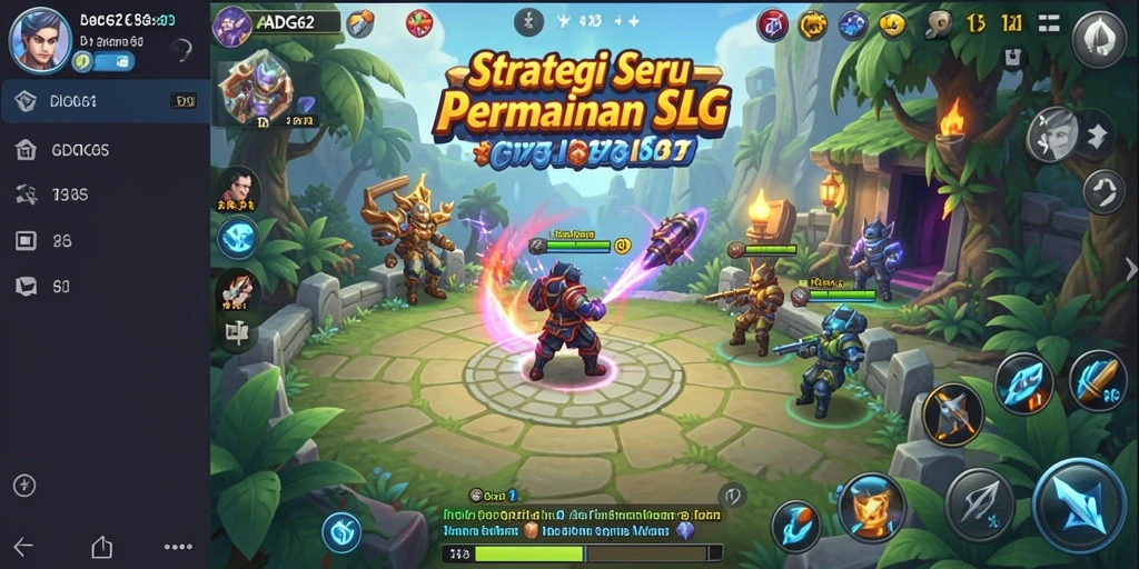 Screenshot ADG62 menampilkan gameplay seru dengan pertempuran strategis.