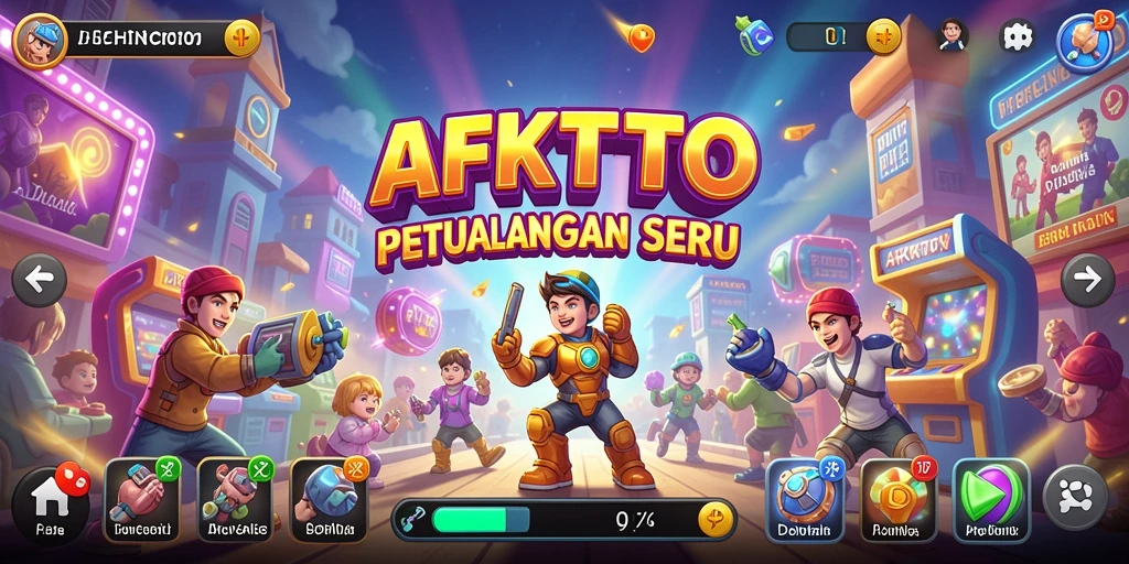 Screenshot gameplay AFKTOTO menunjukkan tantangan yang mendebarkan.
