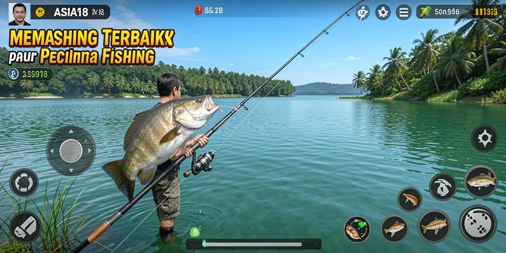 Tampilan gameplay ASIA918 dengan aksi menangkap ikan yang mendebarkan.