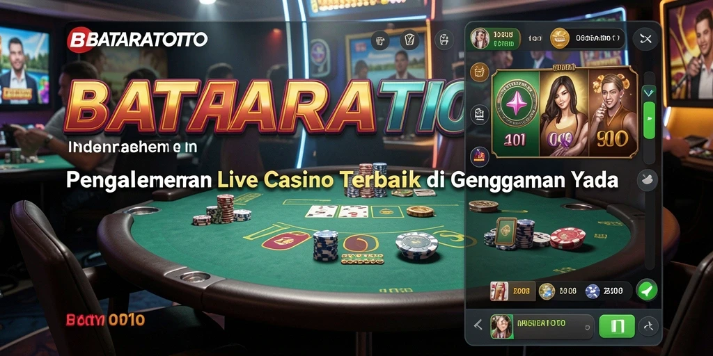 Tampilan gameplay seru di BATARATOTO dengan dealer langsung.