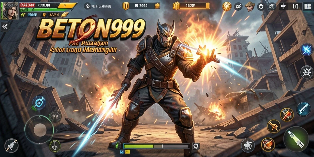 Tampilan gameplay BETON999 yang penuh aksi dan seru.