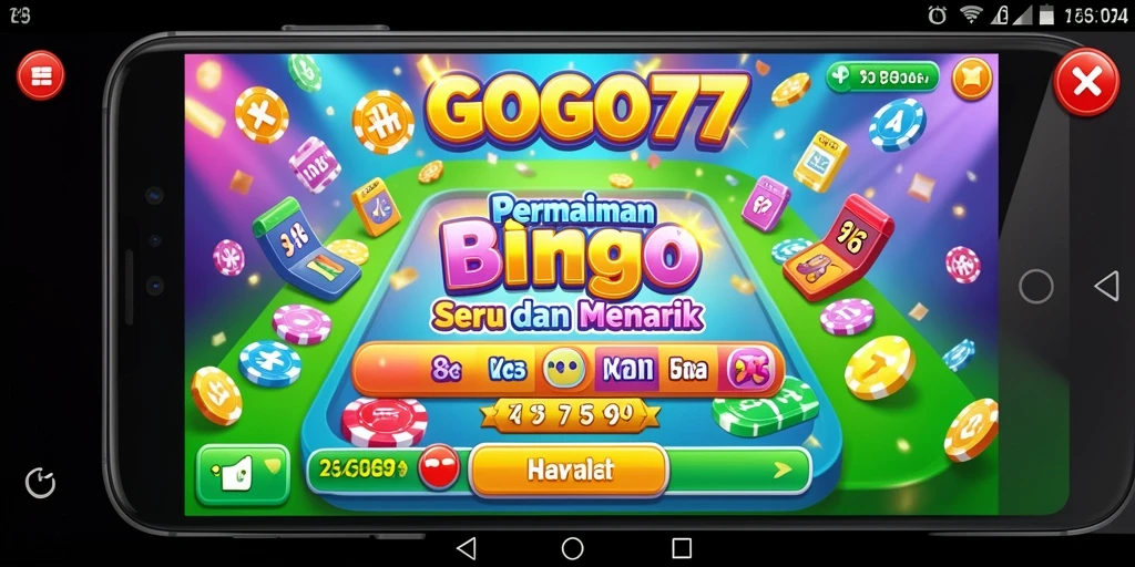 Tampilan gameplay menarik dalam permainan Bingo GOGO77.