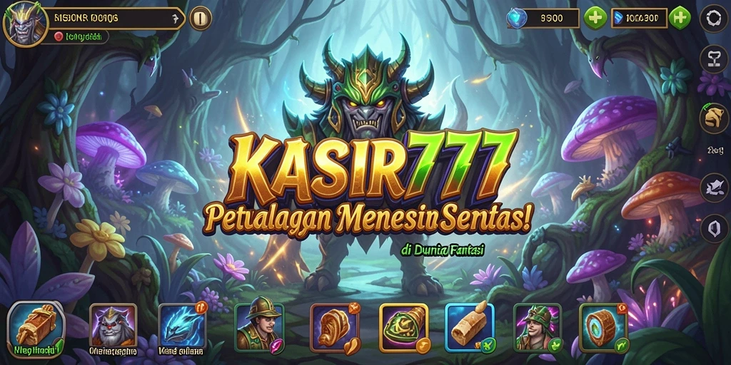 Tangkapan layar KASIR777 menampilkan aksi mendebarkan di peta petualangan.