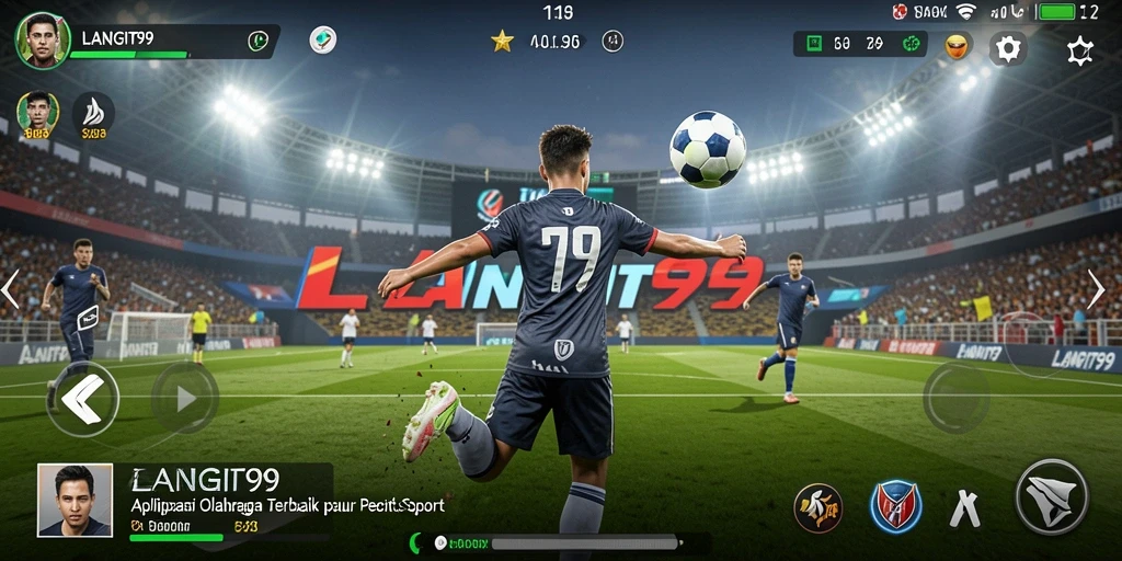 Tampilan menarik dari gameplay LANGIT99 yang menunjukkan analisis olahraga.