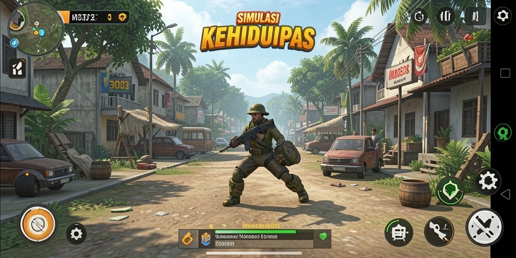 Tampilan gameplay MODE303 yang sangat interaktif dan menarik.