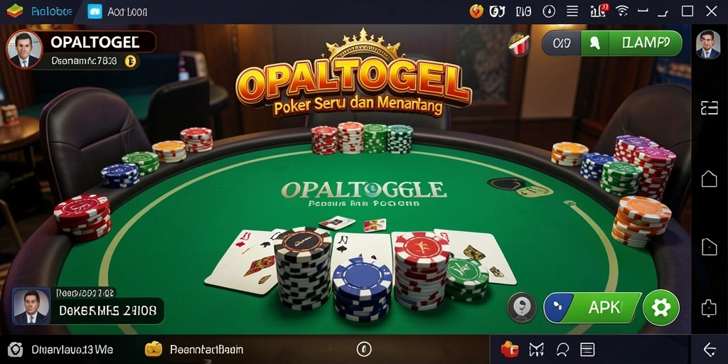 Tampilan gameplay seru dalam aplikasi OPALTOGEL.