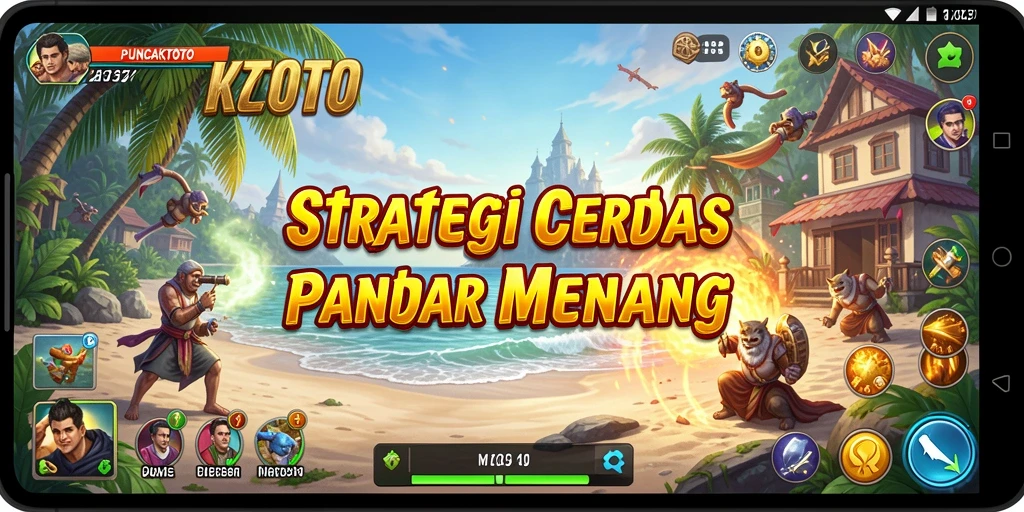 Tangkapan layar menunjukkan gameplay Strategy yang menegangkan.