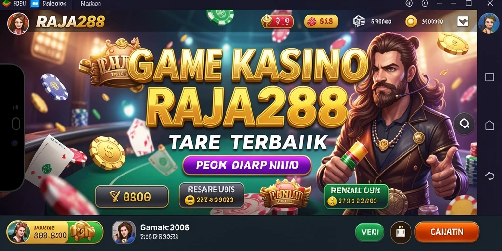 Screenshot utama RAJA288 yang menampilkan gameplay Kasino yang seru.