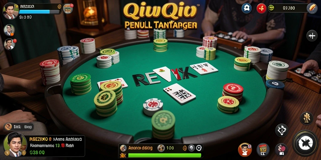 Gameplay menarik dalam aplikasi REZIXO QiuQiu.