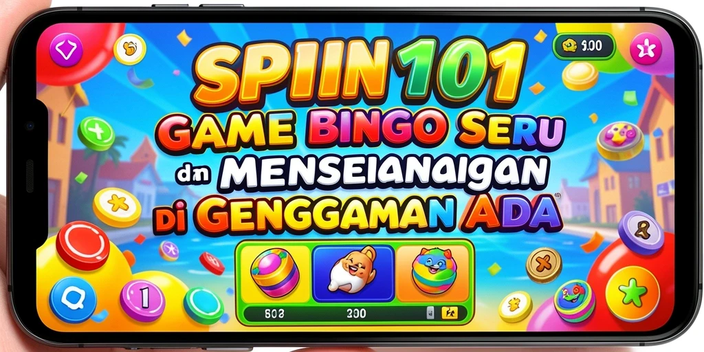 Tampilan gameplay SPIN101 yang menarik dan interaktif.