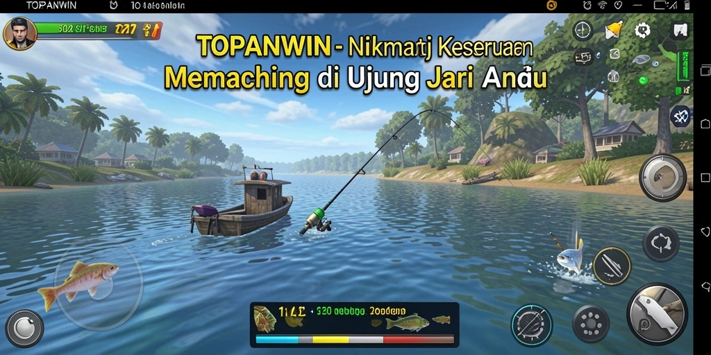 Gameplay memancing yang menarik dan grafis menawan di TOPANWIN.