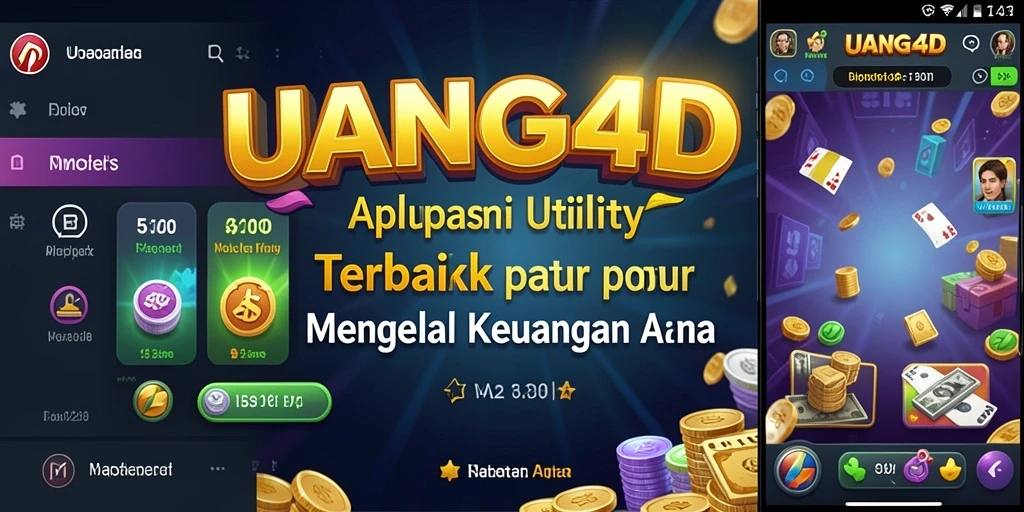 Tampilan antarmuka modern dan fungsional dari UANG4D untuk pengelolaan keuangan.